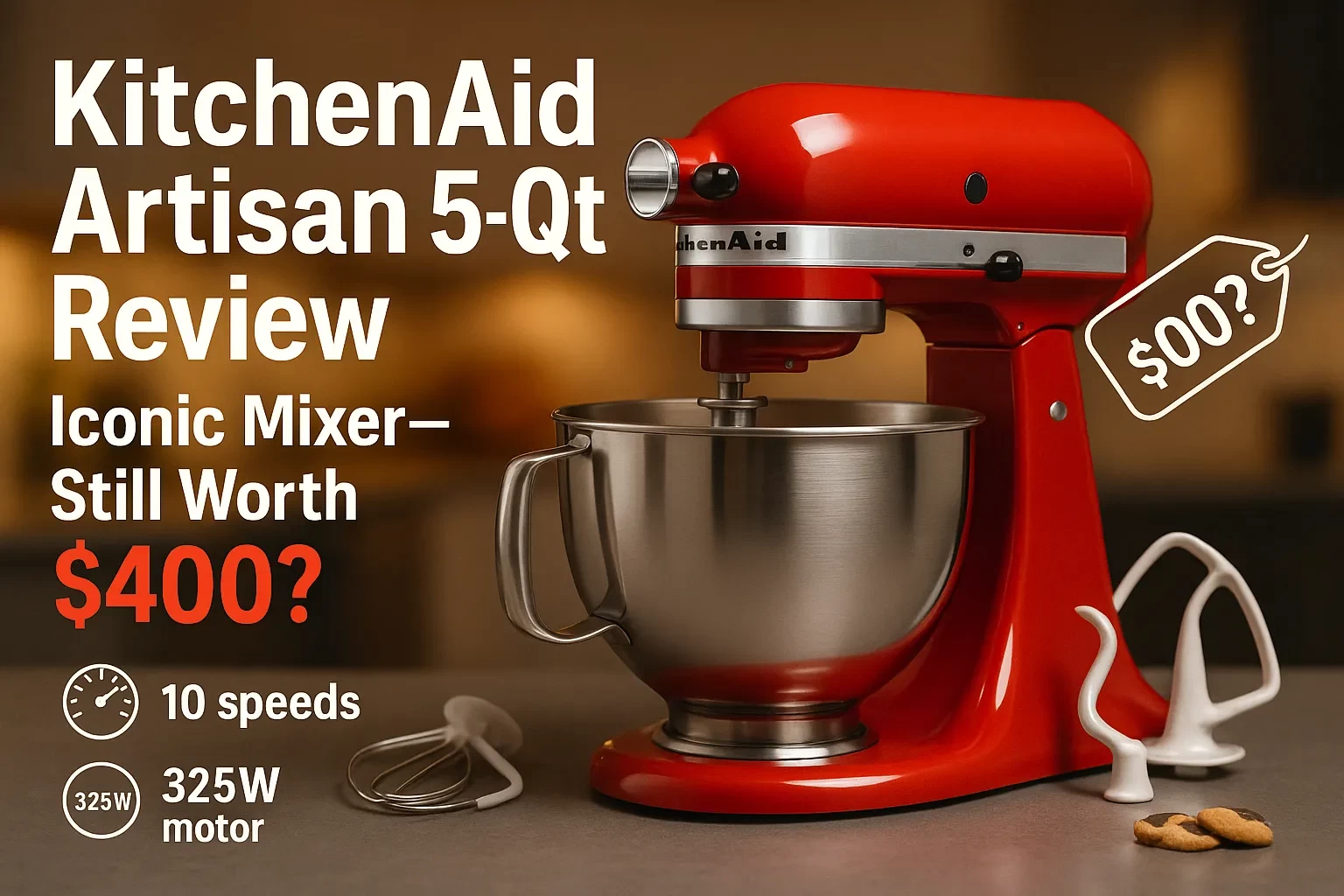 KitchenAid Artisan 5-Qt Review: Iconic Mixer—Still Worth $400?