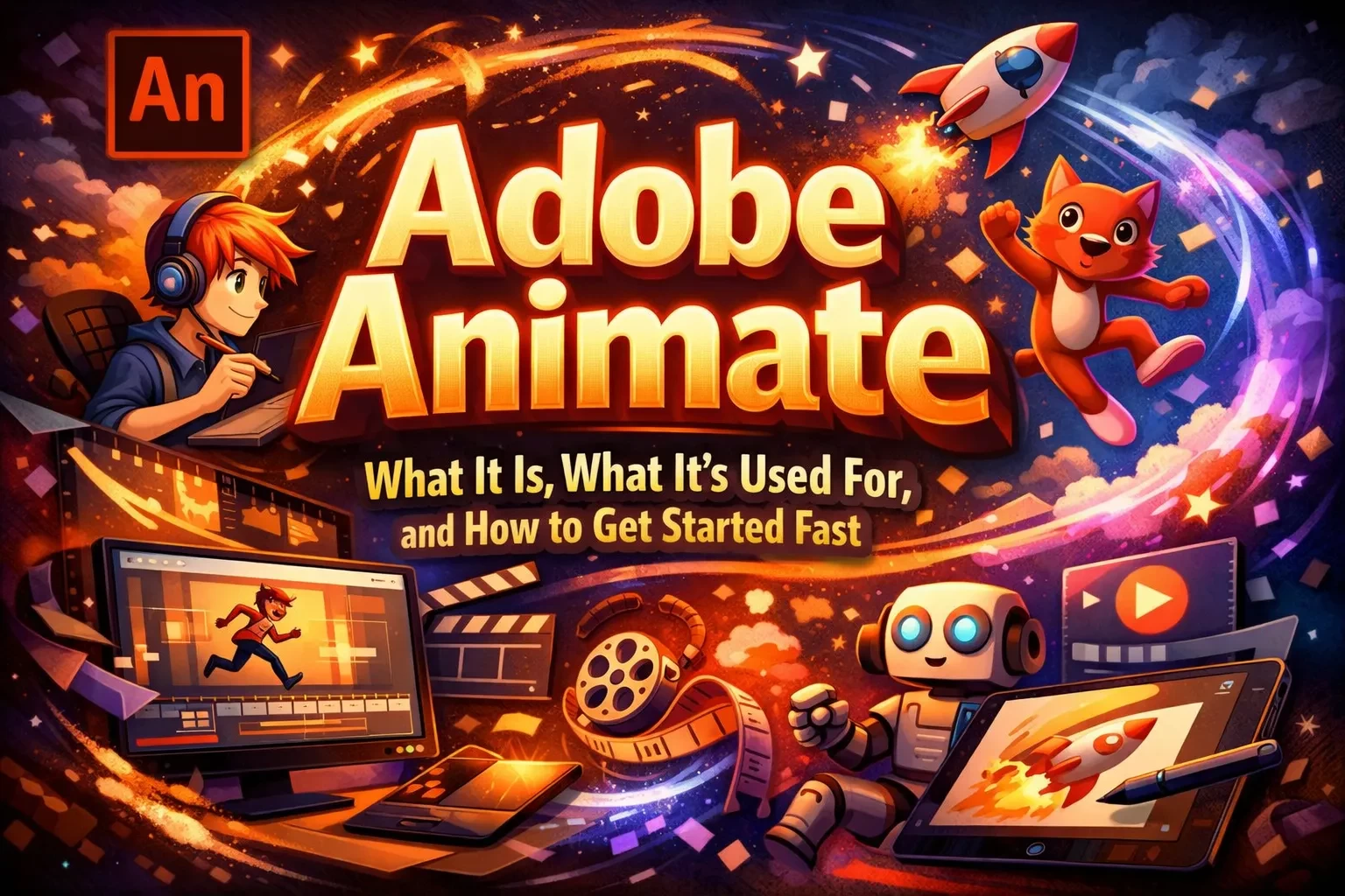 Adobe Animate: What It Is, What It’s Used For, and How to Get Started Fast